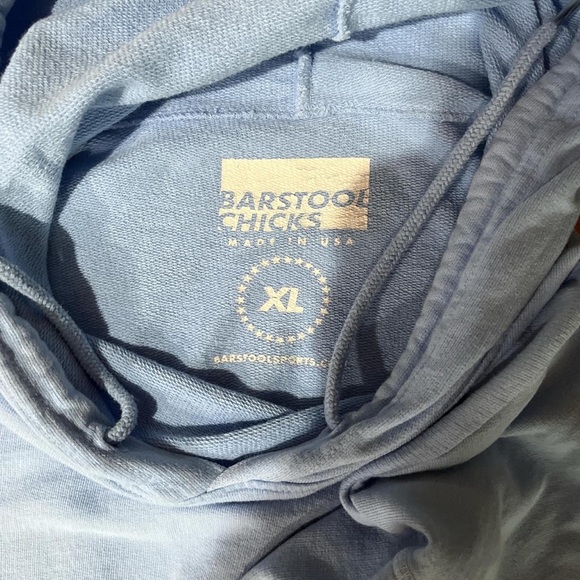 I am unwell Call Her Daddy Powder Blue Cropped Sweatshirt with Hood XL - Picture 5 of 5